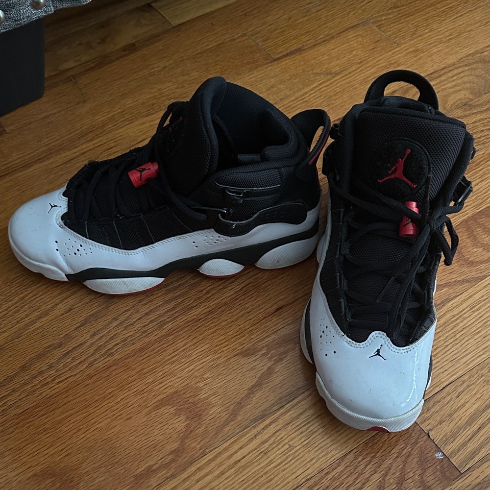 Jordan -Black and White High-Top Sneakers